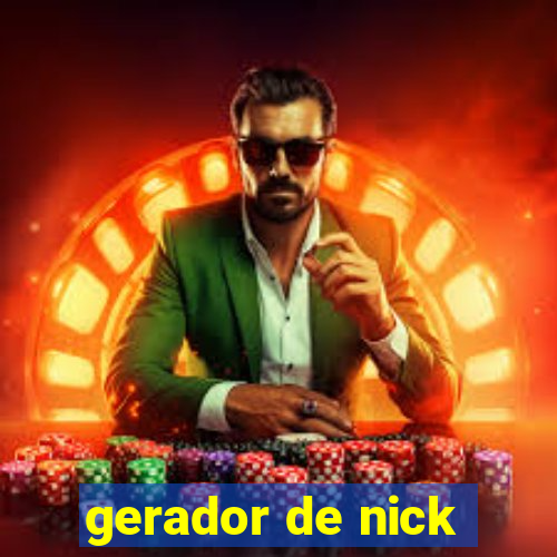 gerador de nick